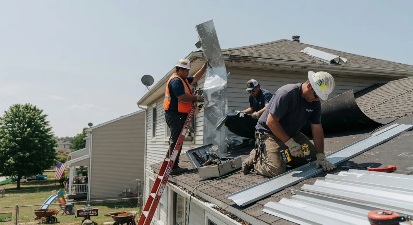 Storm Damage Metal Roof Repair in Kilauea, HI